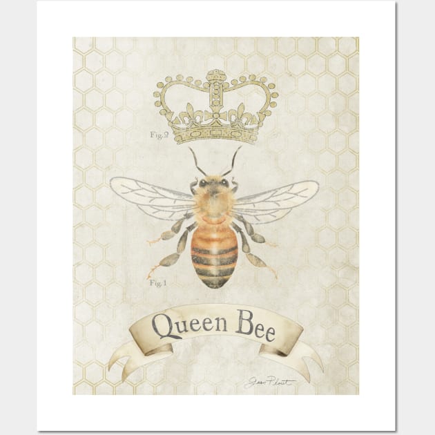 Queen Bee Collection A1 Wall Art by Jean Plout Designs